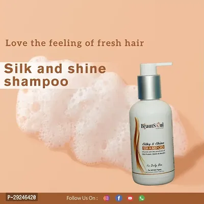 Beautsoul Shampoo Silky and Shine with Silk Protein, Biotin  Keratin-thumb3