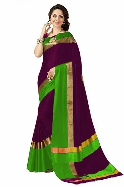 Cotton Silk Sarees with Blouse Piece