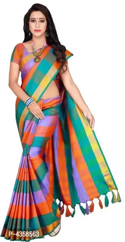 cotton silk  sarees-thumb0