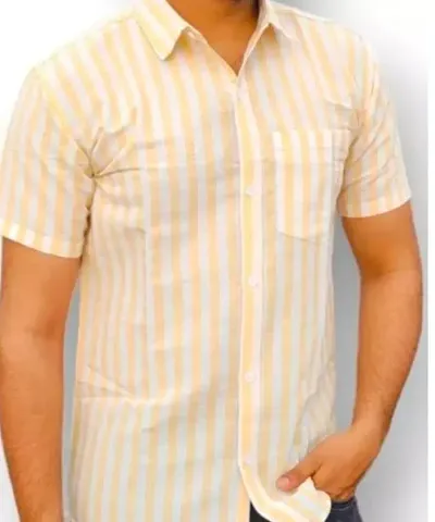 Trendy Cotton Short Sleeves Casual Shirt 