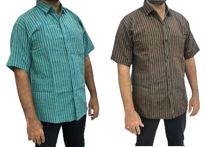 Must Have Cotton Blend Short Sleeves Casual Shirt 