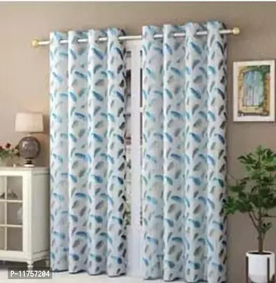 Stylish Polyester Window Curtains- 2 Pieces