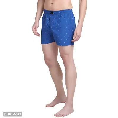 Denim Cotton Boxer Shorts Cotton with Red Arrow Design-thumb2