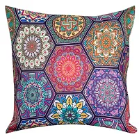 Satin Printed Cushion Cover Set Of 5-thumb1