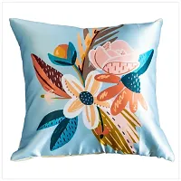 Classic Satin Printed Cushion Covers, 16in x 16in, Pack of 5pcs-thumb1