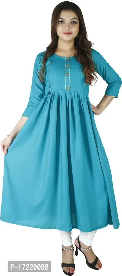 Classic Rayon Maternity Kurti For Women-thumb0