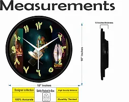 Designer Multicoloured Plastic Analog Wall Clock-thumb1