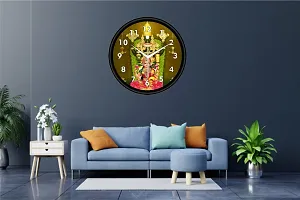 Designer Multicoloured Plastic Analog Wall Clock-thumb2