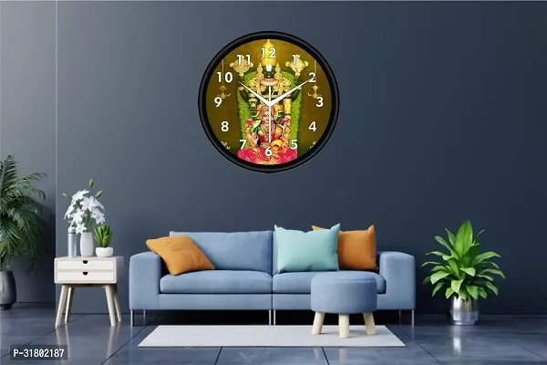 Designer Multicoloured Plastic Analog Wall Clock-thumb3