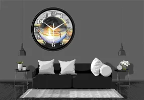 Designer Multicoloured Plastic Analog Wall Clock-thumb2