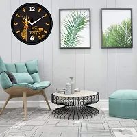 Designer Multicoloured Plastic Analog Wall Clock-thumb2