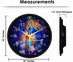 Designer Multicoloured Plastic Analog Wall Clock-thumb1