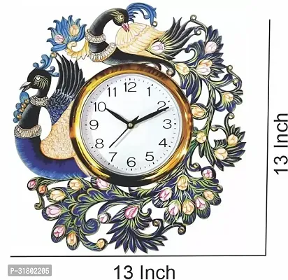 Designer Multicoloured Plastic Analog Wall Clock-thumb2