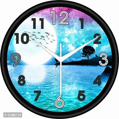 Designer Multicoloured Plastic Analog Wall Clock-thumb0