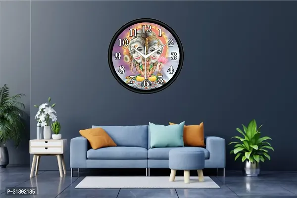 Designer Multicoloured Plastic Analog Wall Clock-thumb0