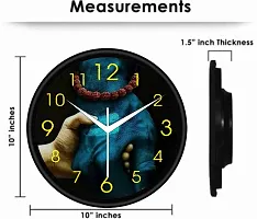 Designer Multicoloured Plastic Analog Wall Clock-thumb1