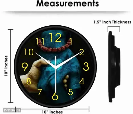 Designer Multicoloured Plastic Analog Wall Clock-thumb2