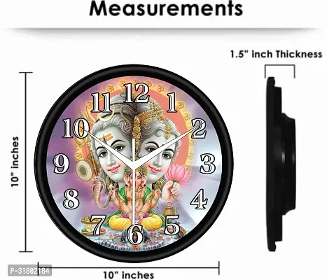 Designer Multicoloured Plastic Analog Wall Clock-thumb0