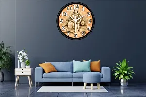 Designer Multicoloured Plastic Analog Wall Clock-thumb2