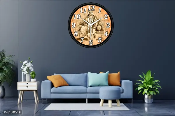 Designer Multicoloured Plastic Analog Wall Clock-thumb3