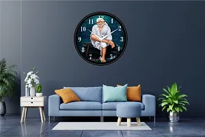 Designer Multicoloured Plastic Analog Wall Clock-thumb2