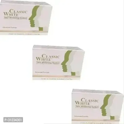 Classic White Twin Skin Whitening Soap PACK OF 3-thumb0