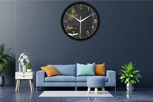 Designer Multicoloured Plastic Analog Wall Clock-thumb2