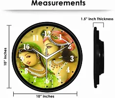 Designer Multicoloured Plastic Analog Wall Clock-thumb1