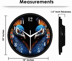 Designer Multicoloured Plastic Analog Wall Clock-thumb1