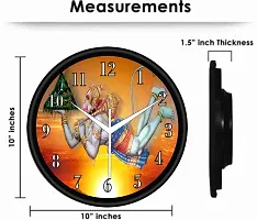 Designer Multicoloured Plastic Analog Wall Clock-thumb1