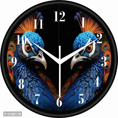 Designer Multicoloured Plastic Analog Wall Clock-thumb0