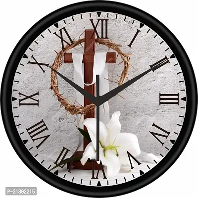 Designer Multicoloured Plastic Analog Wall Clock-thumb0