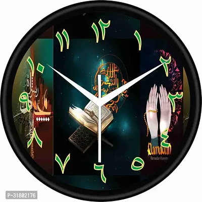 Designer Multicoloured Plastic Analog Wall Clock-thumb0