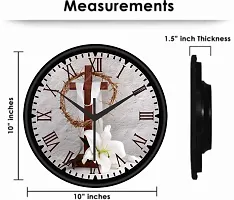 Designer Multicoloured Plastic Analog Wall Clock-thumb1