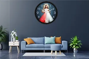 Designer Multicoloured Plastic Analog Wall Clock-thumb2