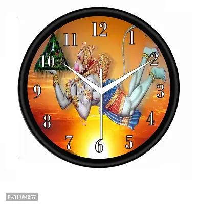 Designer Multicoloured Plastic Analog Wall Clock