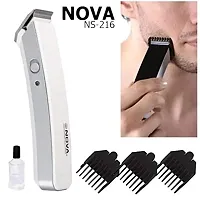 Nova-216 Rechargeable Cordless Beard Trimmer for Men assorted Colour-thumb2