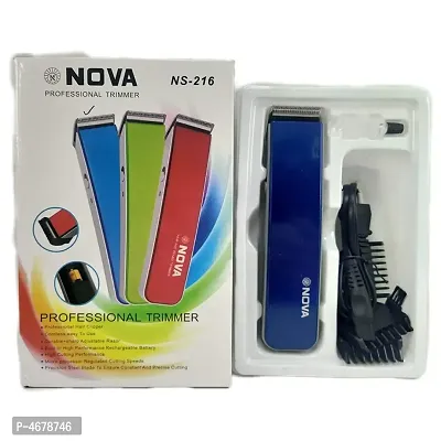 Nova-216 Rechargeable Cordless Beard Trimmer for Men assorted Colour-thumb4