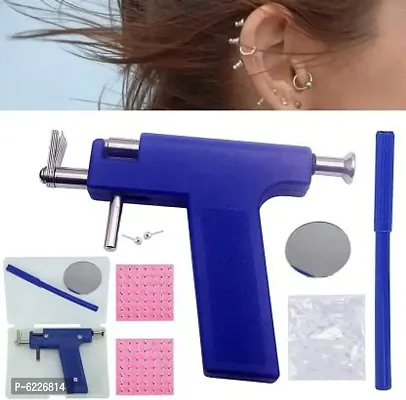 Plastic Professional Steel Ear Nose Body Piercing Gun Shots Tool Kit Set-thumb0