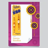 Designer Rakhi Set of 2 with Roli Chawal-thumb3