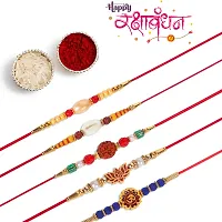 Religious Raksha Bandan Rakhi for Kid with Roli  Chawal-thumb2