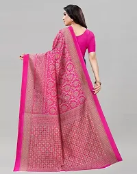 Beautiful Blue And Pink Art Silk Saree-thumb3