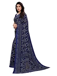 Beautiful Blue Colour Bandhej Print Georgette  Saree-thumb2