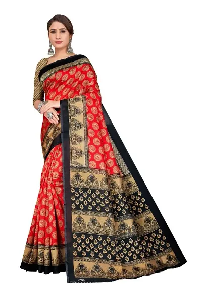 Must Have Silk Blend Saree with Blouse piece 