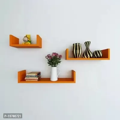 unique and attractive wall mount u shape wall rack shelf for home kitchen-thumb0