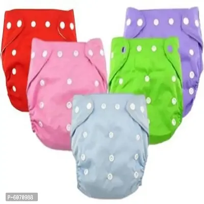 Baby Pocket Cloth Diapers Reusable Cloth Diapers Washable Adjustable Cloth Diapers One Size Adjustable Reusable Pack of 5