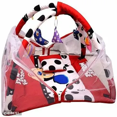 Baby Kick and Play Gym with Mosquito Net and Baby Bedding Set-thumb0