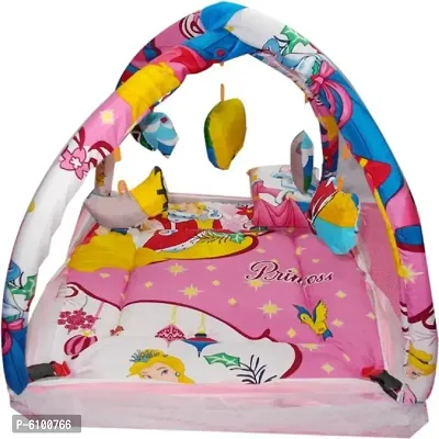 Baby Kick and Play Gym with Mosquito Net and Baby Bedding Set