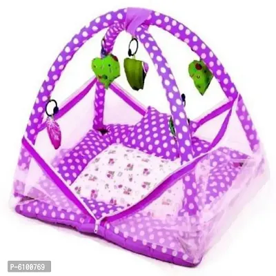 Baby Kick and Play Gym with Mosquito Net and Baby Bedding Set