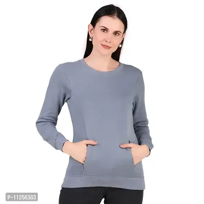 Sweatshirt for Women Casual wear, Comfortable-thumb0